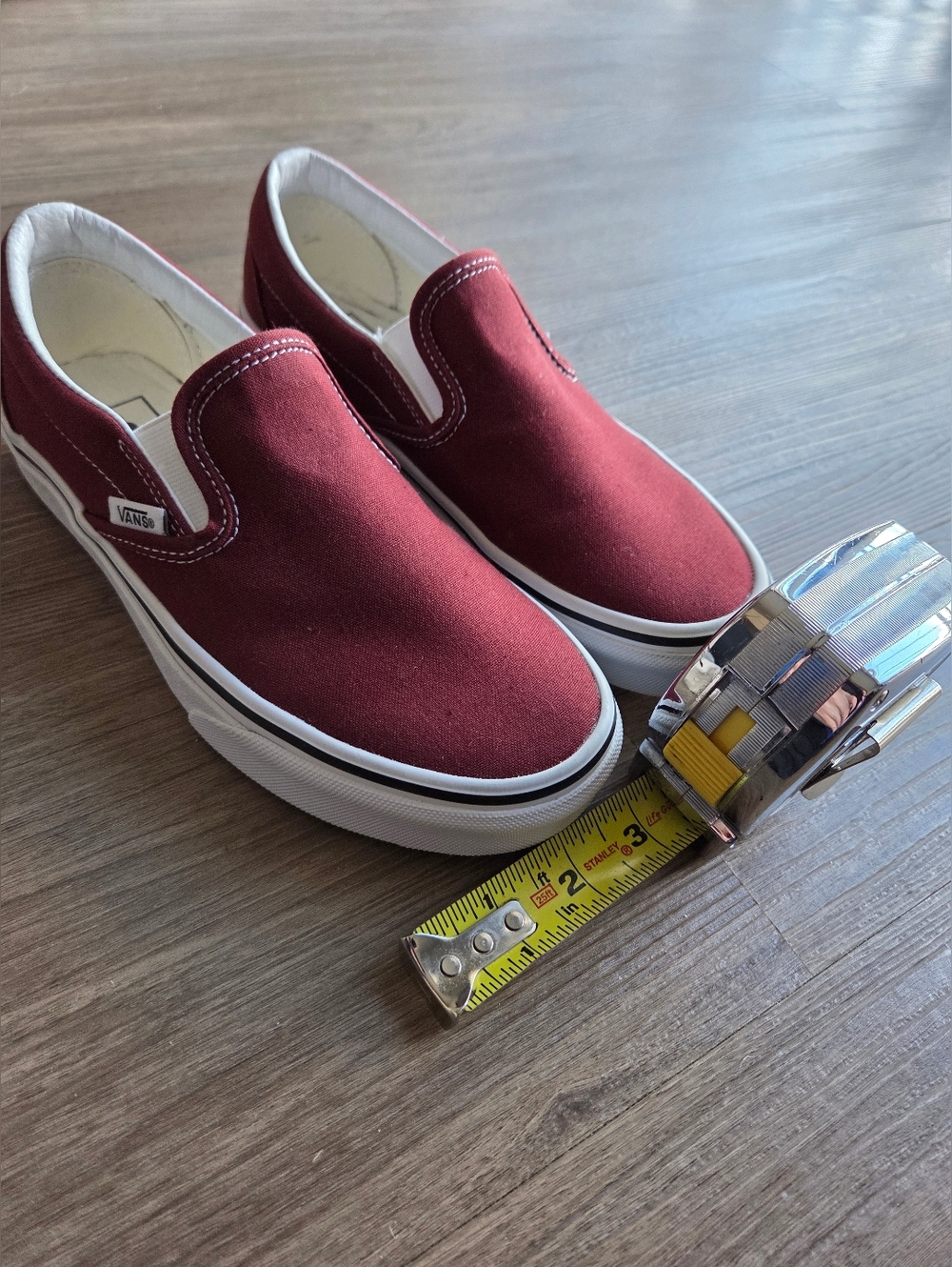 Vans Old Skool Maroon Slip-On Sneakers, Women's Size 6.5, Men's Size 5 - Picture 6 of 12